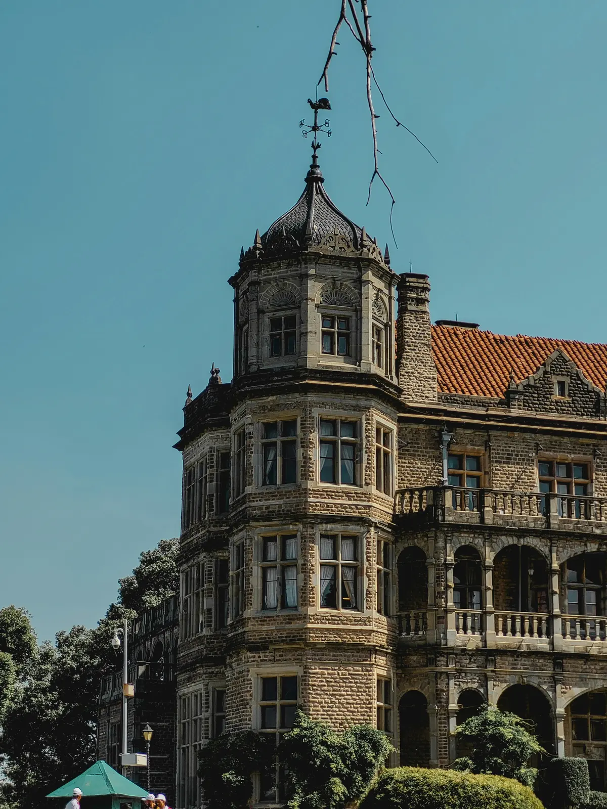 The Viceregal Lodge, a grand colonial-era stone building in Shimla